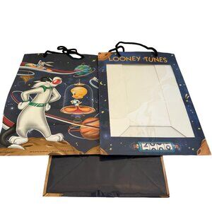 Looney Tunes 3 Collectible Vintage Gift Bags Retro 1998 Y2K 2000 Rare Bugs Bunny